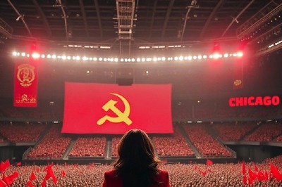 Trump Takes Aim At Kamala Harris With AI-Generated Image Depicting A Communist Leader