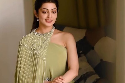 Pranitha Subhash Radiates Elegance In Her Sage Green Ensemble
