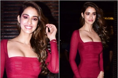Disha Patani's Red Bodycon Dress is a Party Must-have