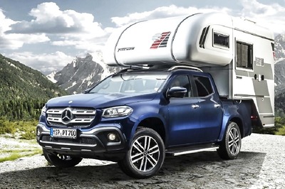 Mercedes-Benz X-Class Pickup Camping Concept Images Released