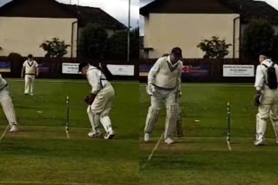 Watch: 83-year-old Former Scotland Wicketkeeper Plays With Oxygen Cylinder Strapped to His Back