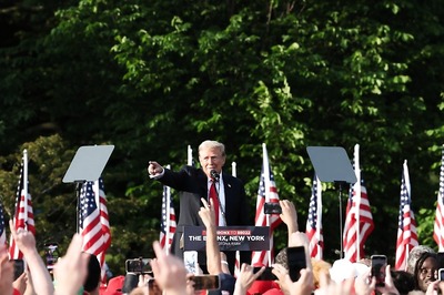 Watch: Trump Draws Big Crowd At Historic Bronx Rally In New York's Democratic Stronghold