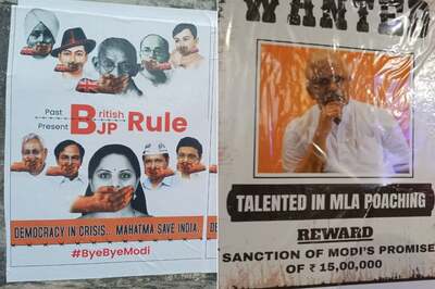 BRS-BJP Poster War Intensifies; After 'Wanted' BL Santosh, Parallel Drawn Between Gandhi, Kavitha