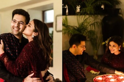 Parineeti Chopra Celebrates First Diwali Post Marriage, Hubby Raghav Chadha Calls Her 'Firecracker'; Photos