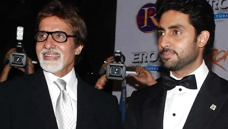 Amitabh Bachchan happy and proud to be awarded with son Abhishek