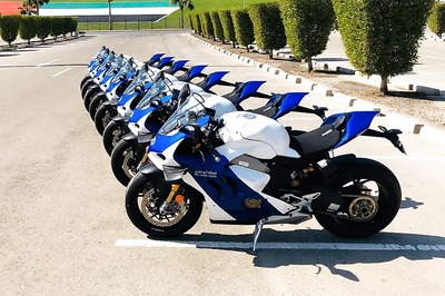 Abu Dhabi Police Adds 8 Ducati Panigale V4R Motorcycles to Its Fleet