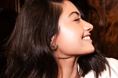 Rashmika Mandanna Is An Absolute Boss Lady In Chic Cream Power Suit