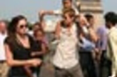Spotted! Brangelina in Mumbai