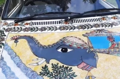 Meet This Bihar Artist Who Started The Mithila Painted Car Trend