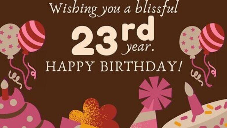 130+ Happy 23rd Birthday Wishes for Girls & Guys