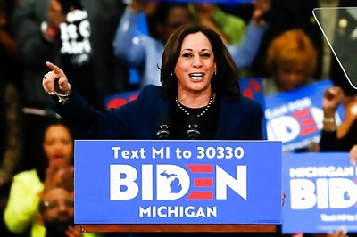 Women say they will fight sexism, 'ugly' attacks on Harris