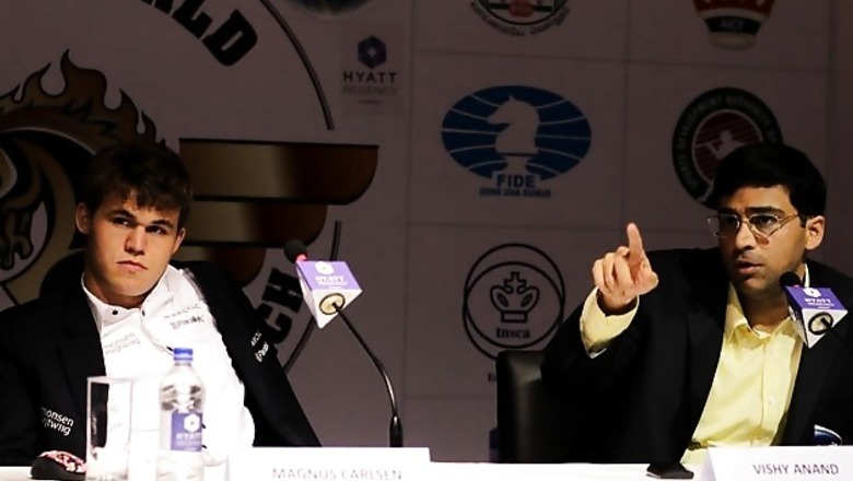I was lucky twice as I came out of a lost position: Anand