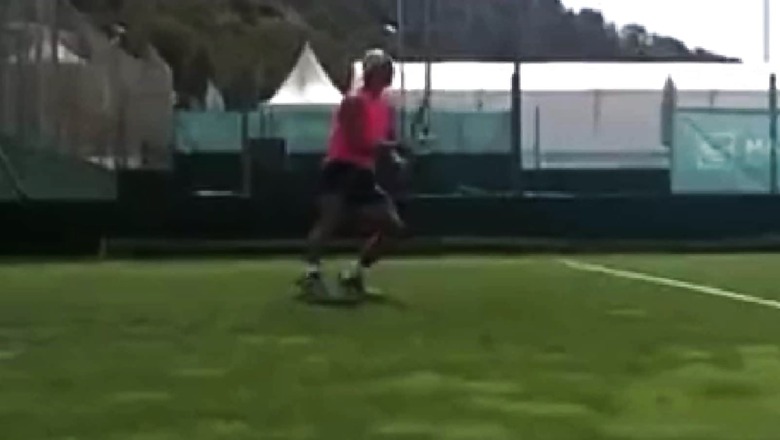 WATCH: Rafael Nadal Practising in Grass Court Sends Netizens into Frenzy