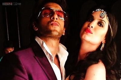  Snapshot: Ranveer Singh snapped on the sets of a condom ad shoot