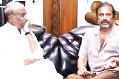 Rajini comforts Mohan Babu