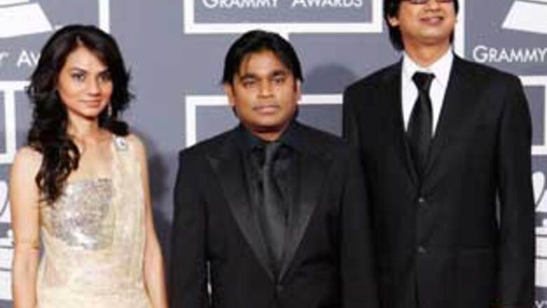 Rahman, Gulzar, Tanvi share Grammy for Jai ho