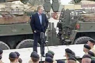 Blair hints at troop withdrawal