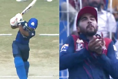 Pakistan's Sam Ayub Brutally Trolled After His No-Look Shot Leads to Embarrassing Dismissal: WATCH