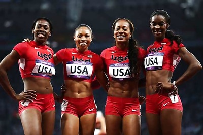 US women win gold in 4x400 relay