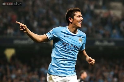 Jovetic opens Manchester City account in 5-0 rout of Wigan