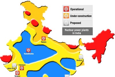 India: Nuclear and seismological map