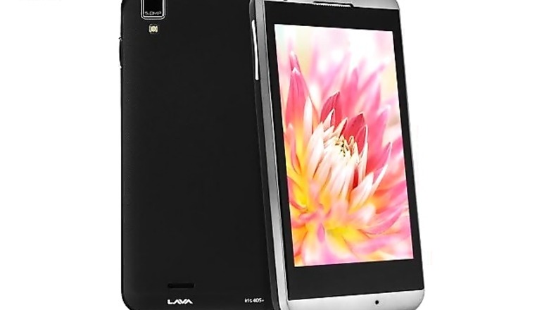 Lava Iris 405+ with 4-inch display, 5MP camera launched at Rs 6,999