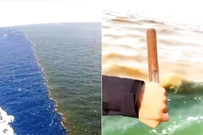 Video Captures Stunning View Of Two Ocean Water Bodies Not Mixing