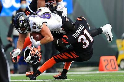 Burrow’s 525 Yards, 4 TDs Power Bengals Past Ravens 41-21