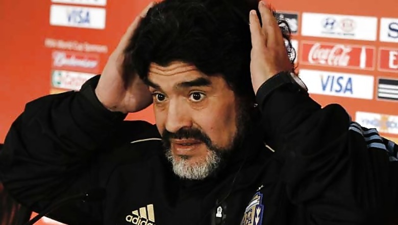 Maradona says Pele's place is in a museum