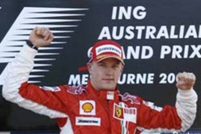 Kimi debuts with Australian GP win