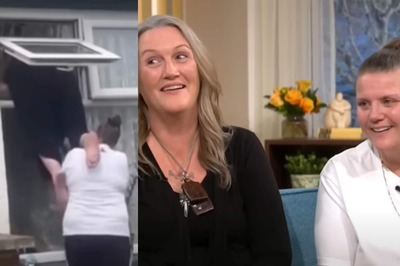 Woman Hanging Upside-Down In Viral Clip Recounts Hilarious Break-In Chaos