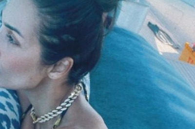 Malaika Arora In Printed Bikini And Maldives Together Look Hottest; Shot By Arjun Kapoor