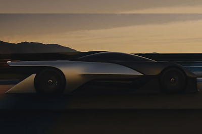 Faraday unveils concept electric race car; hopes to take on Tesla, Audi