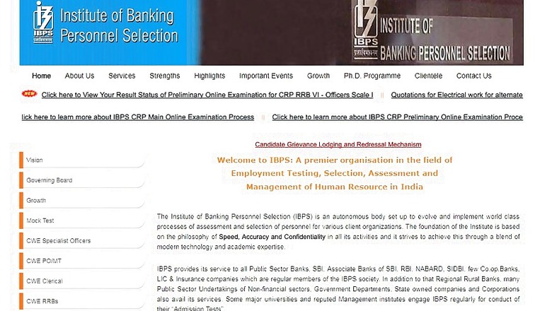 IBPS CRP RRB 2017 Scale I Officers Exam Result Declared at ibps.in. Check Your Grades