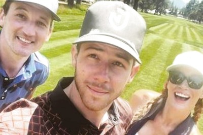 Nick Jonas, Top Gun Maverick's Miles Teller Share a Frame at a Celebrity Golf Tournament in Tahoe