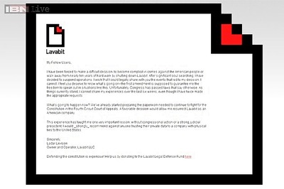 Lavabit encrypted email service linked to Edward Snowden shuts down