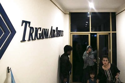 Plane with 54 on board crashes in remote Indonesian region