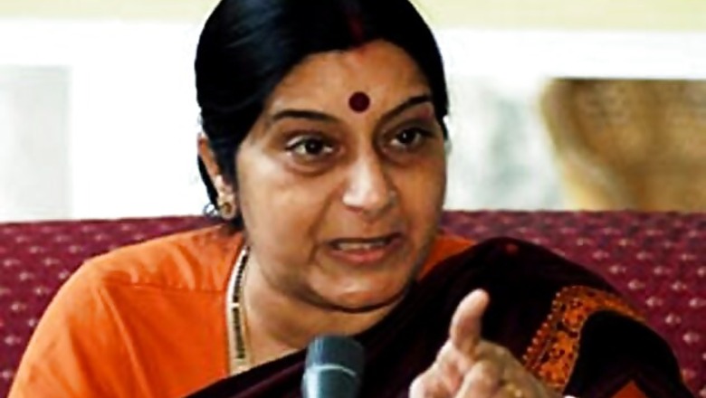 Sushma slams PM over issue of Central funds for Chhattisgarh PDS