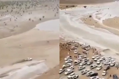 Old Video Of Truck Escaping Flash Flood Waters By Inches In Saudi Arabia Goes Viral