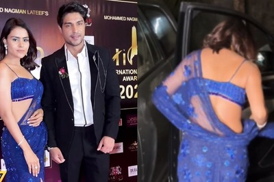 Priyanka Chahar Choudhary Has Major Oops Moment With Her Saree Dress, Video Goes Viral