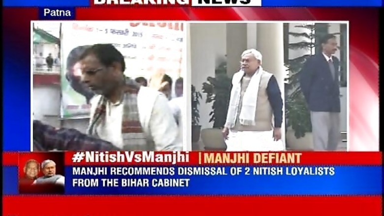 Bihar political crisis deepens, JDU MLAs likely to elect Nitish as leader, Manjhi may seek Assembly dissolution