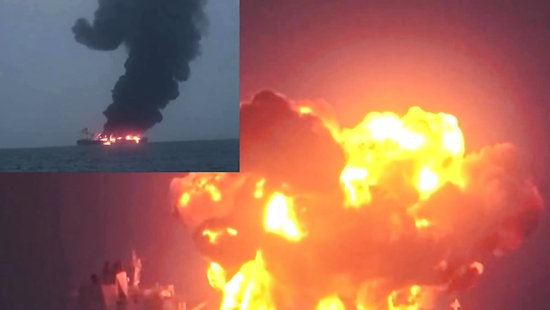 US Warns Houthis After Group Strikes Oil Tanker In Red Sea, Posts Video Of Potential Environmental Disaster