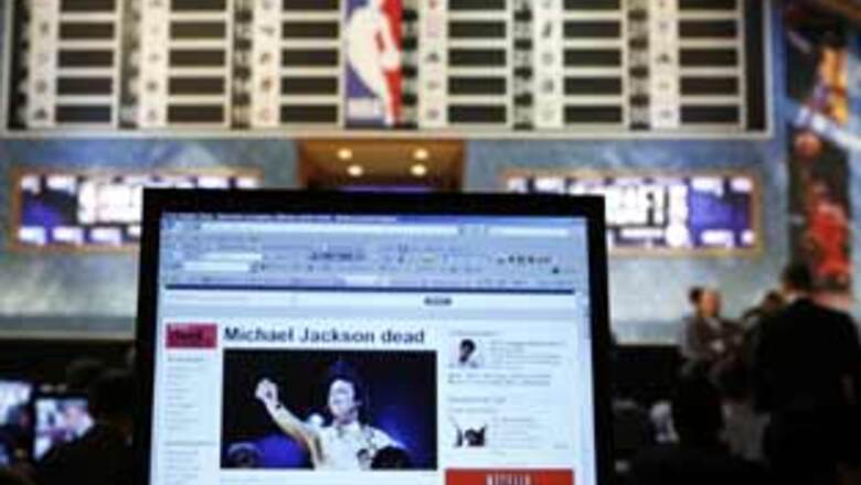 Jackson dies, almost takes Internet with him
