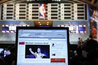 Jackson dies, almost takes Internet with him