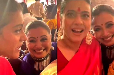 Rani Mukerji Shows Her Goofy Side In Kajol's Durga Puja Celebrations Video Watch
