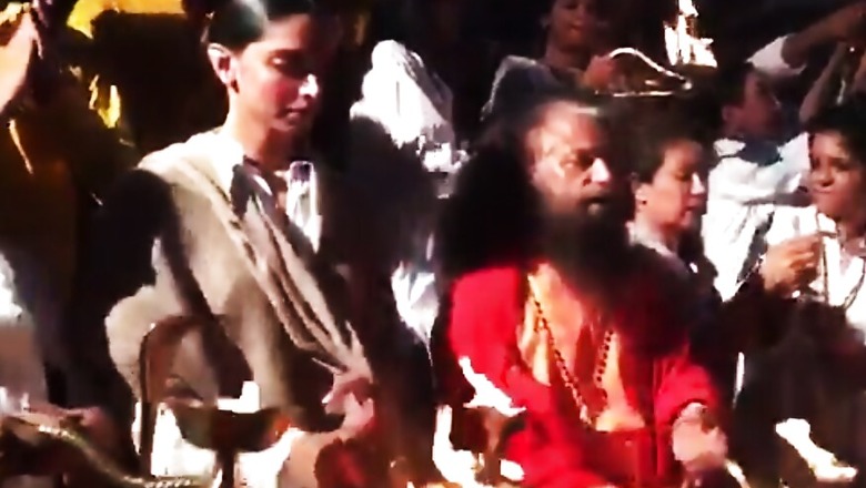 Deepika Padukone Performs Ganga Aarti In Rishikesh, See Pics
