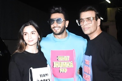 Karan Johar Makes FIRST Appearance After Rocky Aur Rani Release; Poses With Ranveer, Alia