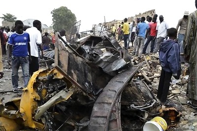 Death toll in Nigerian twin bomb attack rises to 46