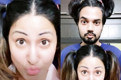 Hina Khan Twinning with Boyfriend Rocky Jaiswal in Ponytail is the Cutest Thing on Internet Today