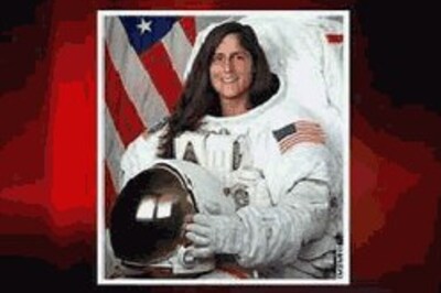 Sunita Williams sweats it out in space